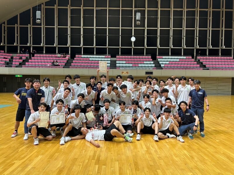 男子バレーボール部が西日本インカレで準優勝！ ～本学史上最高